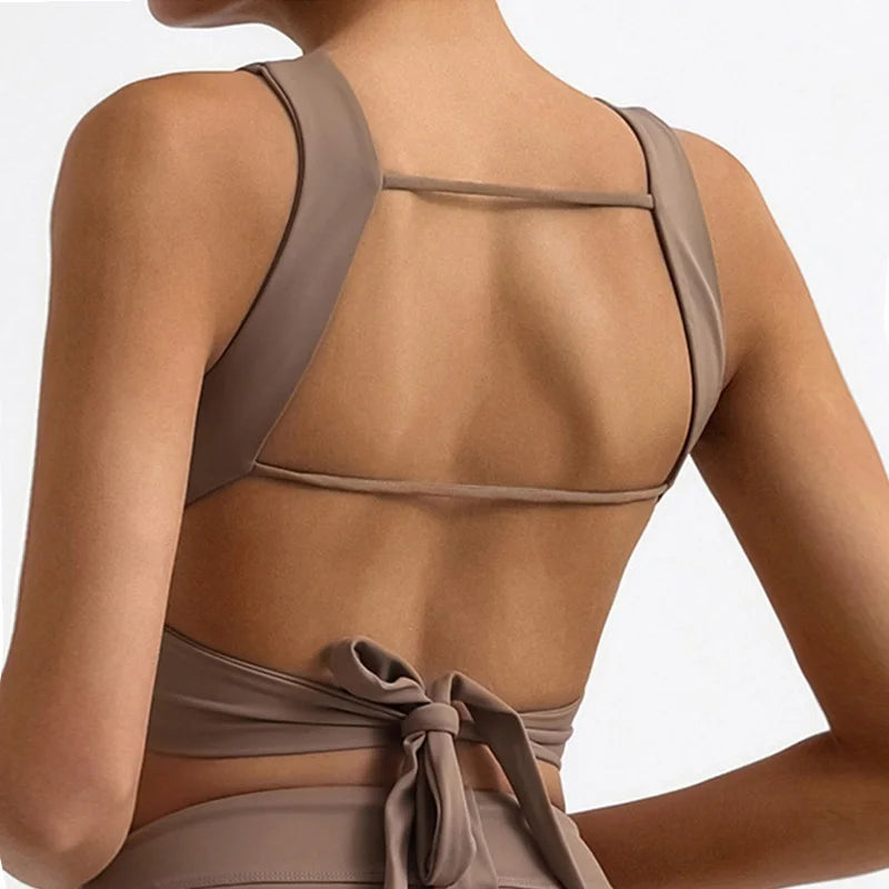 White Sports Bra Women Fitness HOT Girl Underwear Push Up Yoga Crop Top Bras Pilates Vest Gym Shirt Sport Clothing