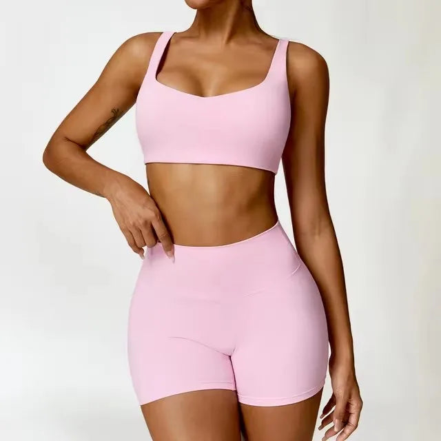 BlockFlex High-Waisted Two-Piece Set
