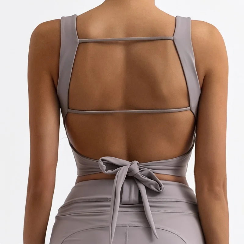 White Sports Bra Women Fitness HOT Girl Underwear Push Up Yoga Crop Top Bras Pilates Vest Gym Shirt Sport Clothing