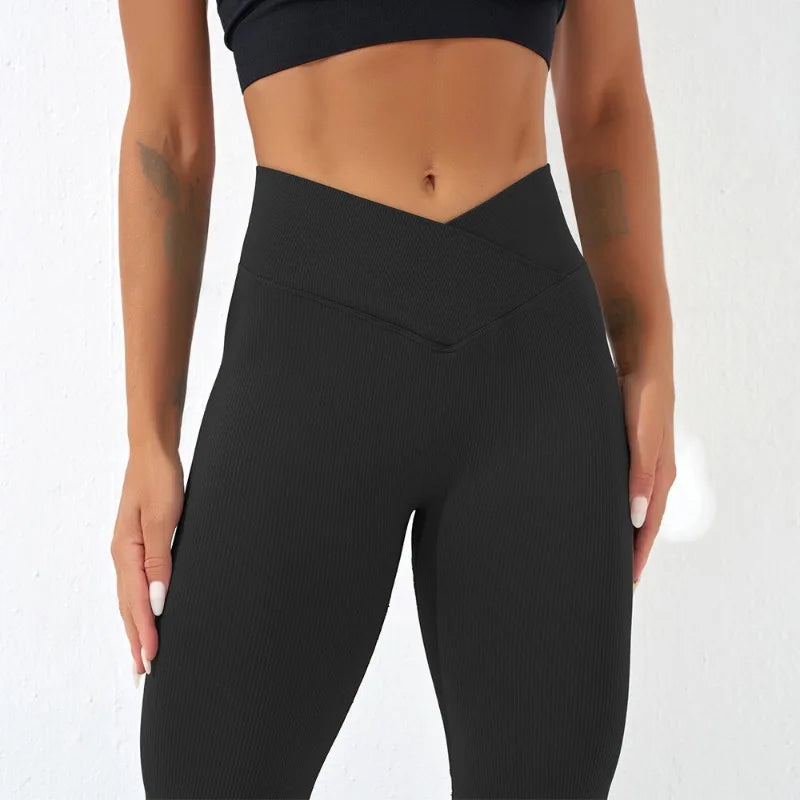CurveLift Seamless High-Waisted Flared Leggings