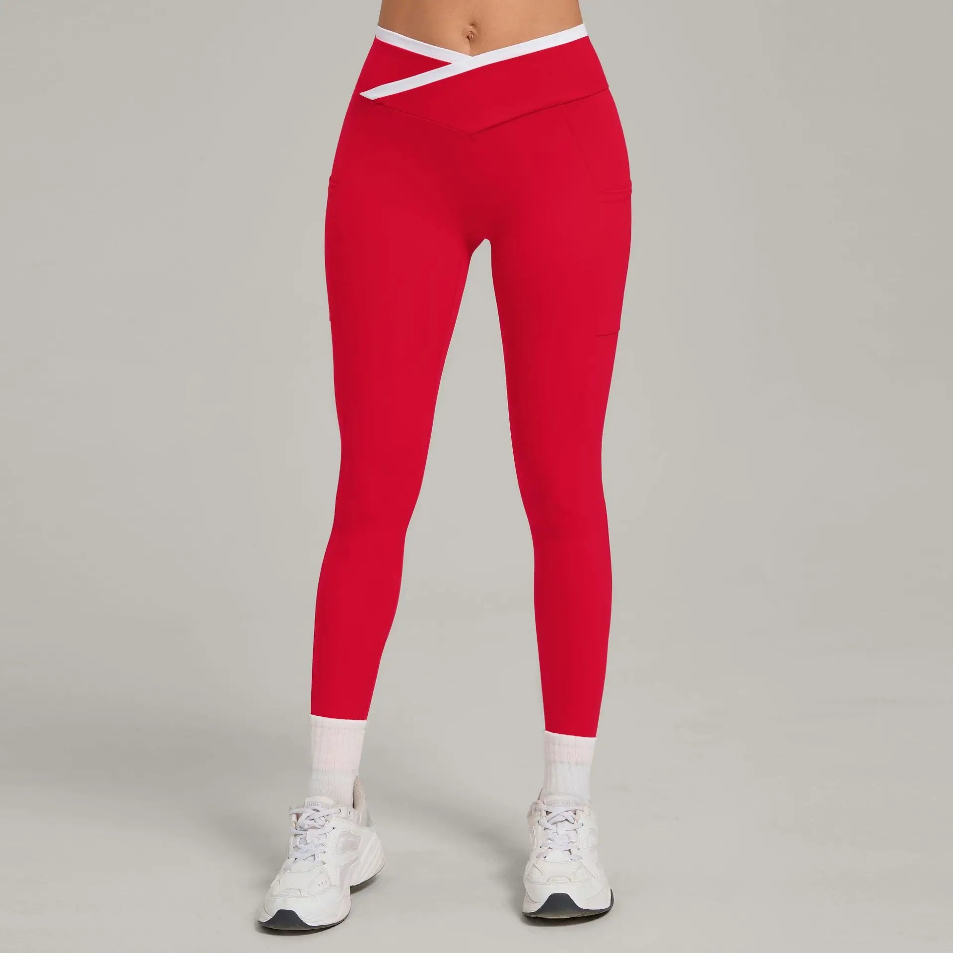SculptMotion Cross Waist Leggings