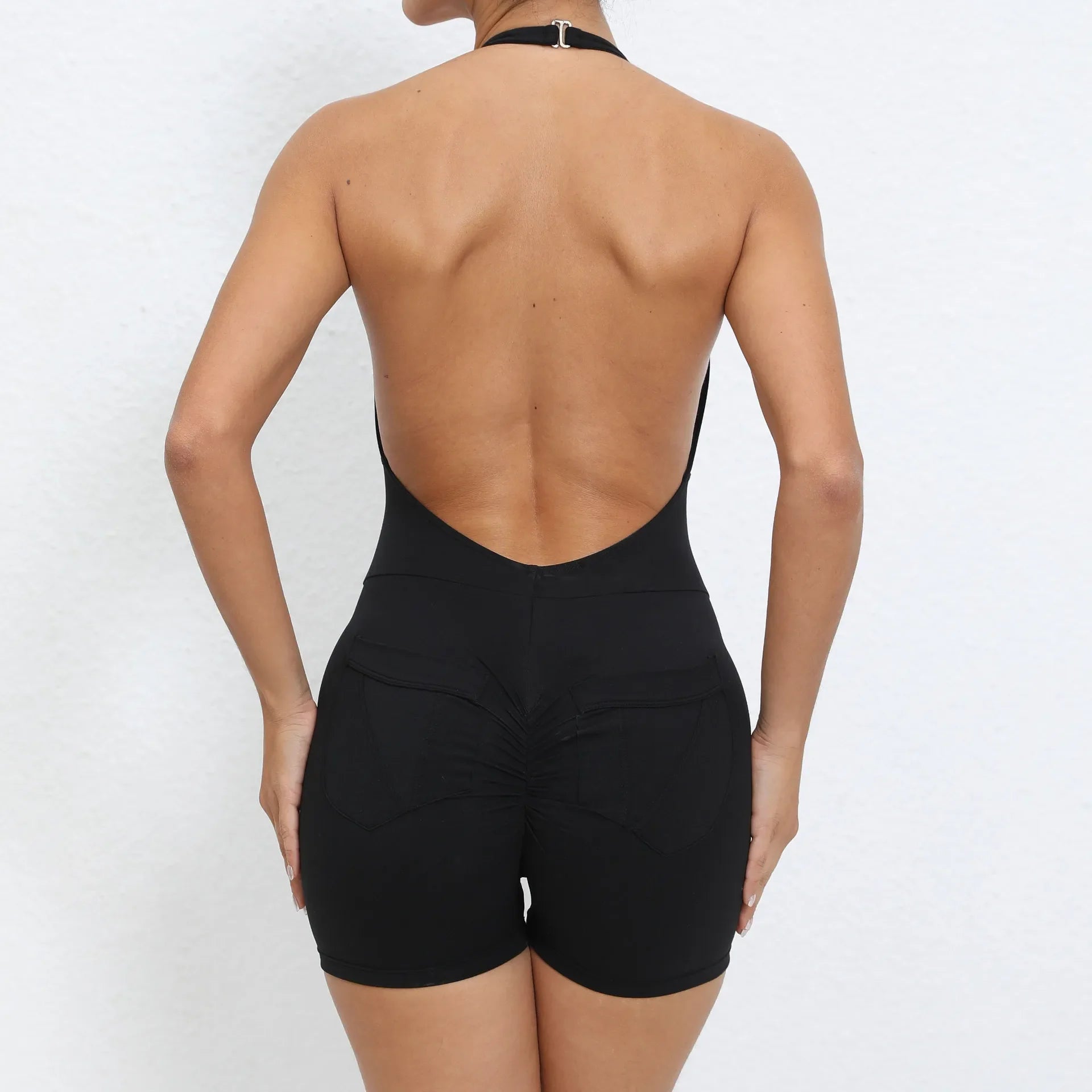 CurveLift Backless Shorts Bodysuit