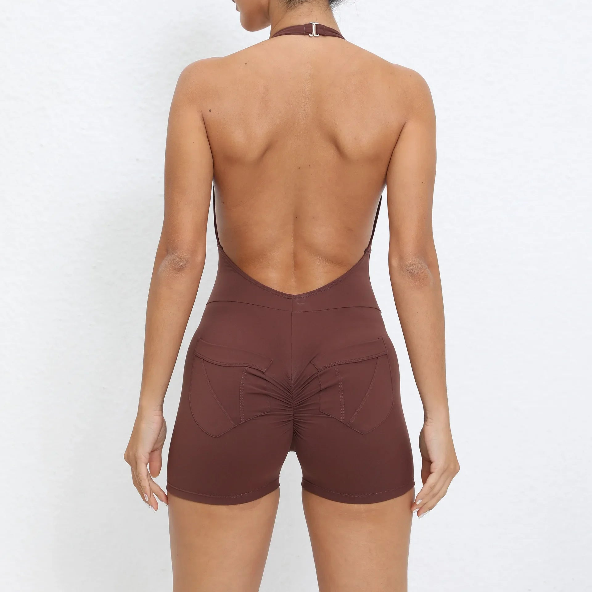 CurveLift Backless Shorts Bodysuit