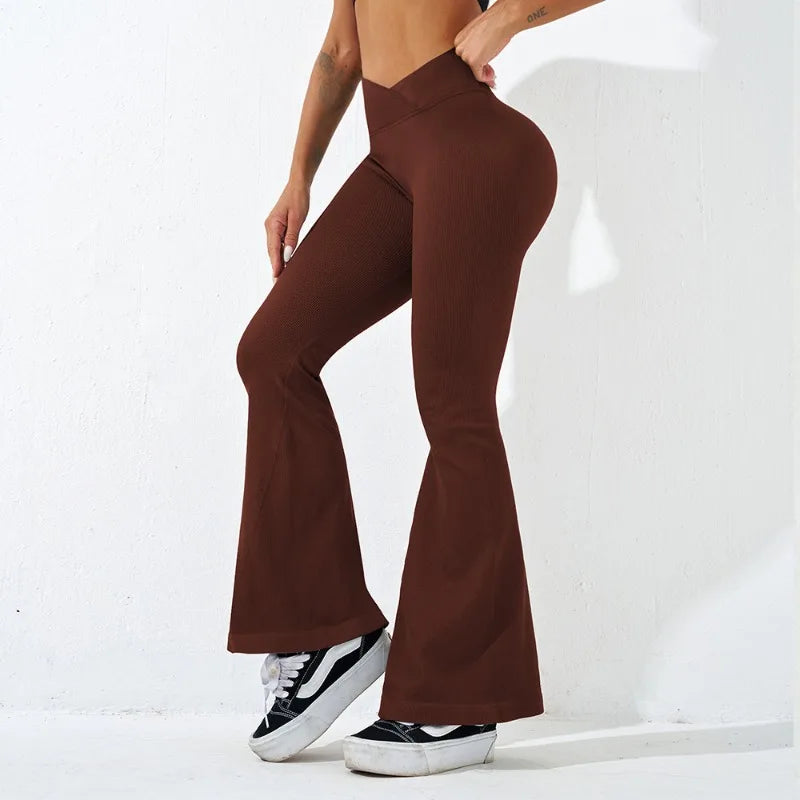 CurveLift Seamless High-Waisted Flared Leggings