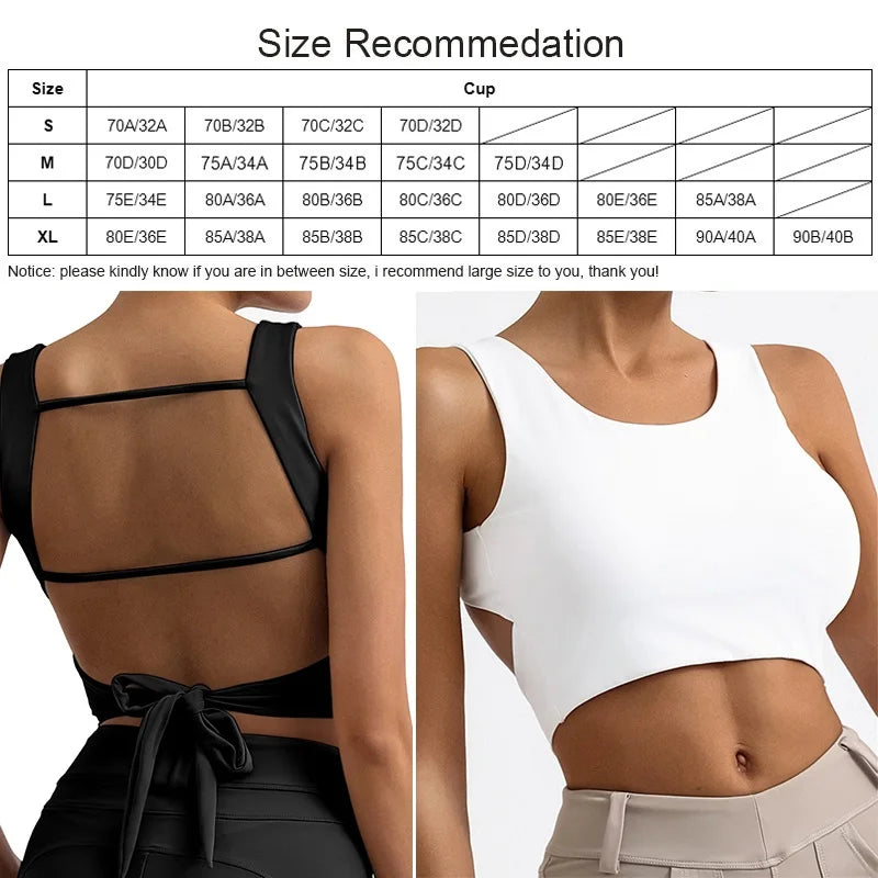 White Sports Bra Women Fitness HOT Girl Underwear Push Up Yoga Crop Top Bras Pilates Vest Gym Shirt Sport Clothing