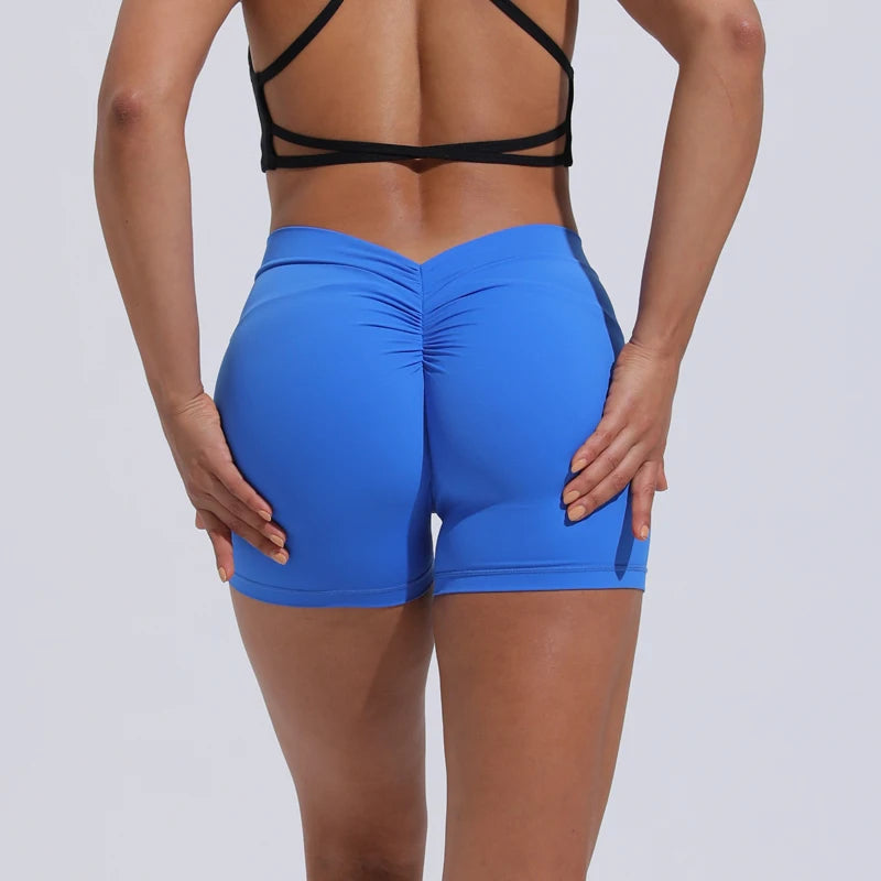 Core Sculpt V-Back Scrunch Shorts