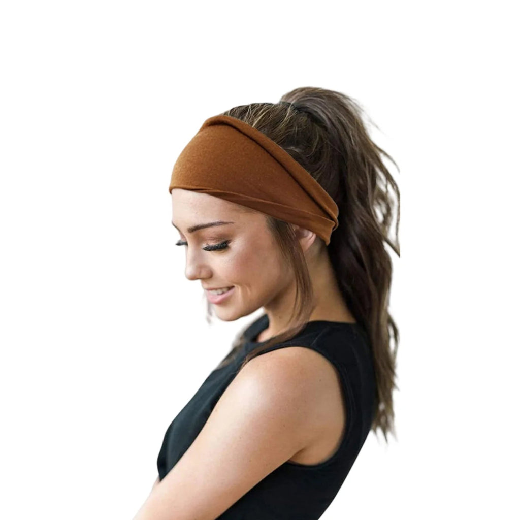 SoftFlex Cotton Stretch Sports Hair Bands (2-Pack)