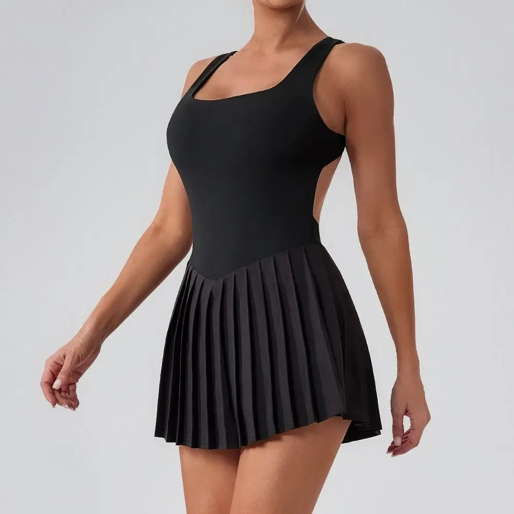 MotionCurve U-Back Skirt Bodysuit