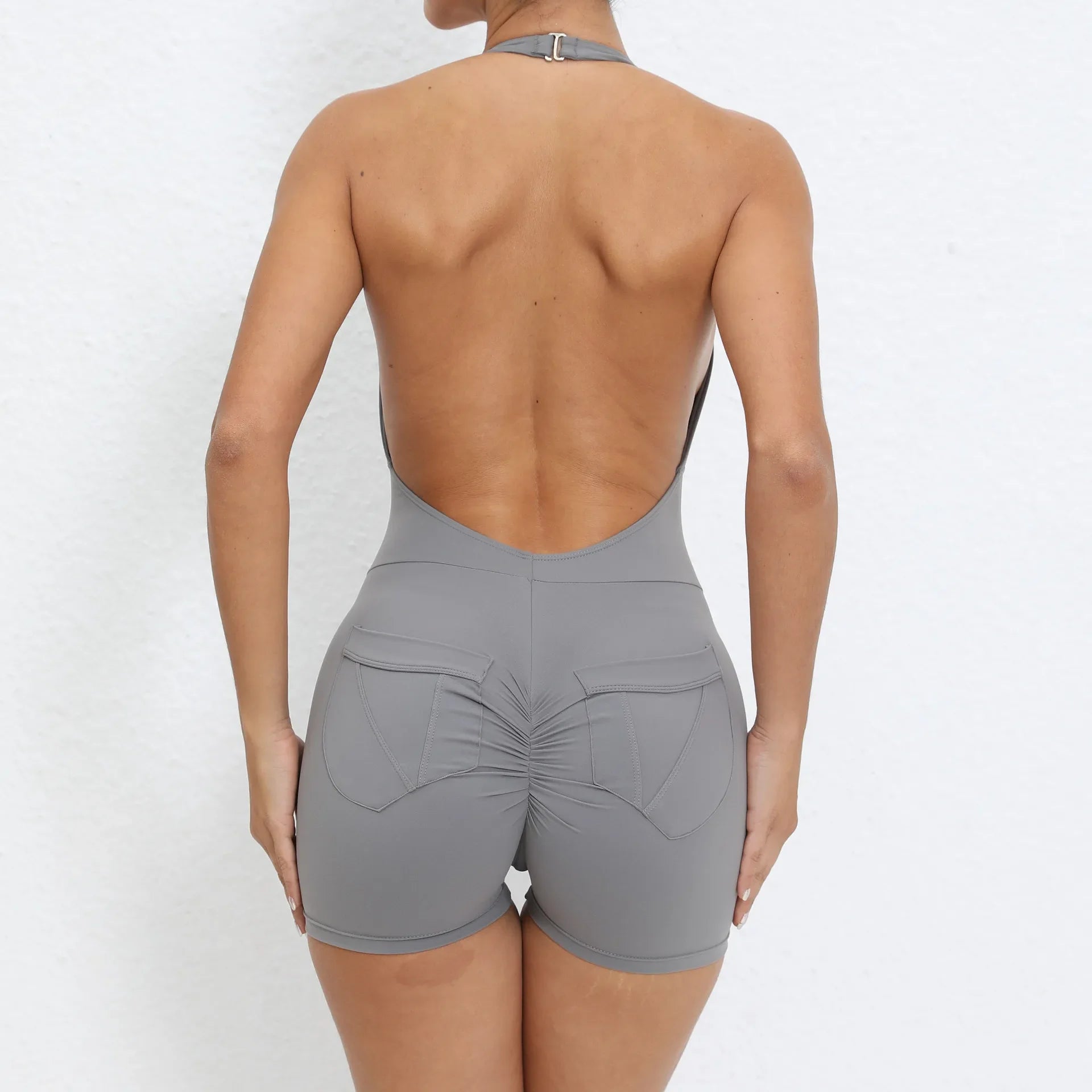 CurveLift Backless Shorts Bodysuit