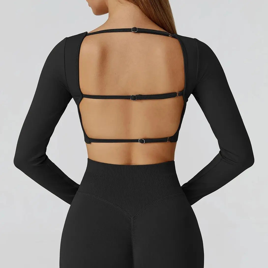ContourSculpt Open-Back Top