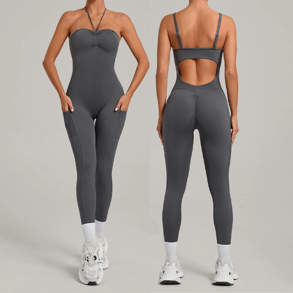 CountoureFlow Hallow-Back Two-Way Bodysuit