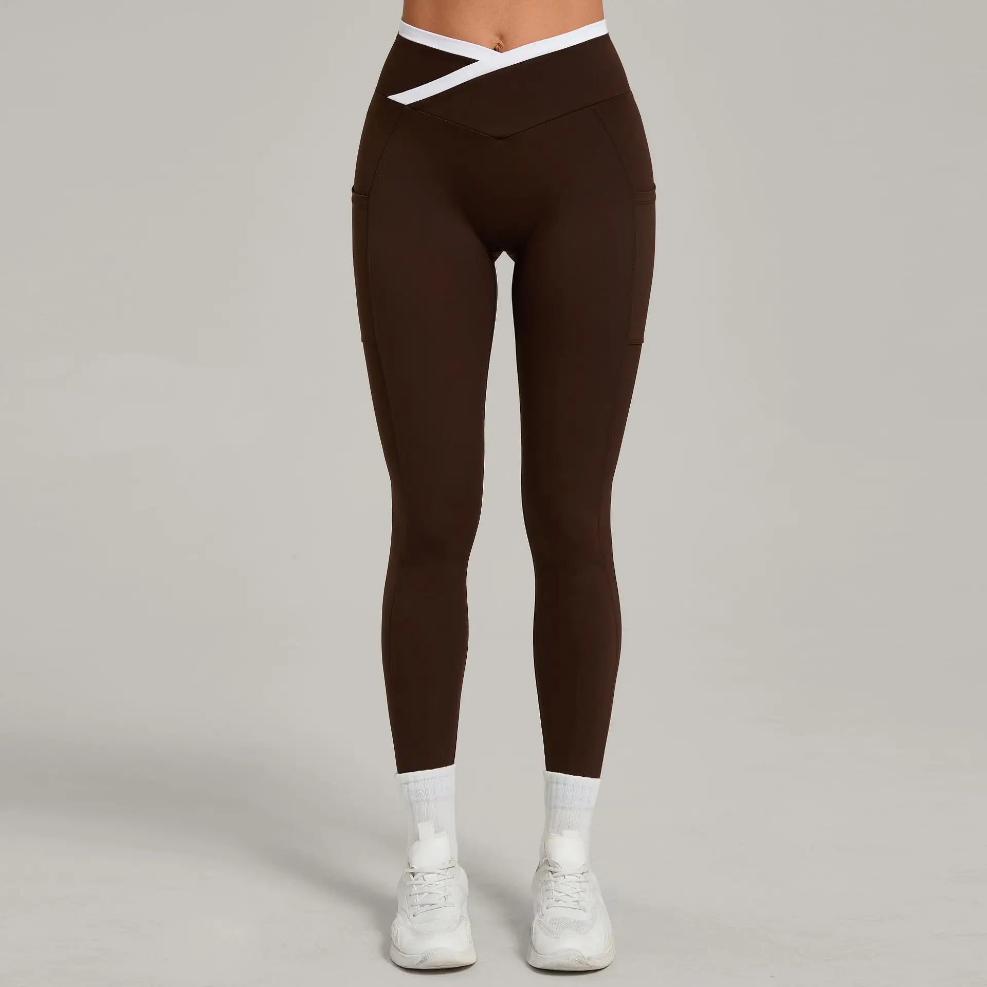 SculptMotion Cross Waist Leggings