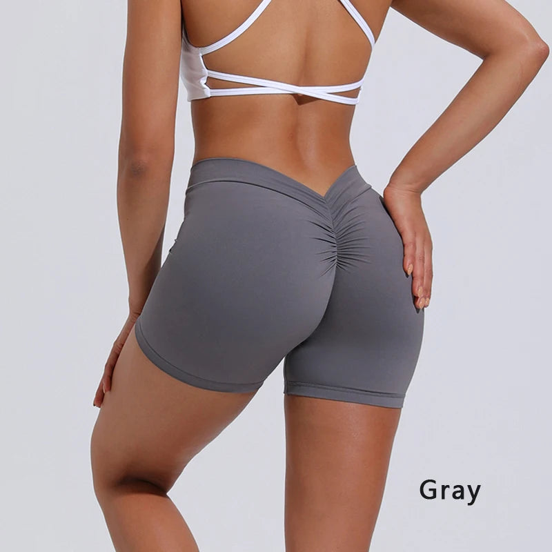 Core Sculpt V-Back Scrunch Shorts