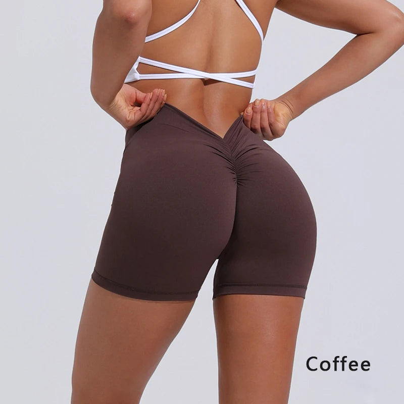 Core Sculpt V-Back Scrunch Shorts