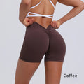 Core Sculpt V-Back Scrunch Shorts