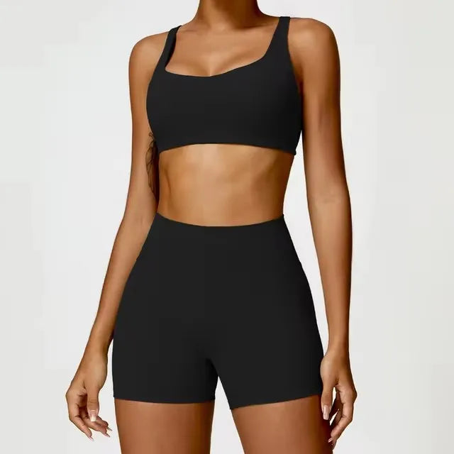 BlockFlex High-Waisted Two-Piece Set