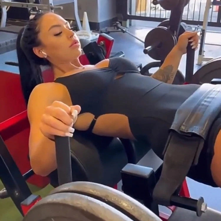 SleekSport One-Piece Bodysuit Shorts