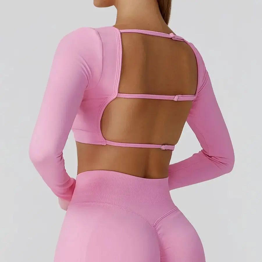 ContourSculpt Open-Back Top