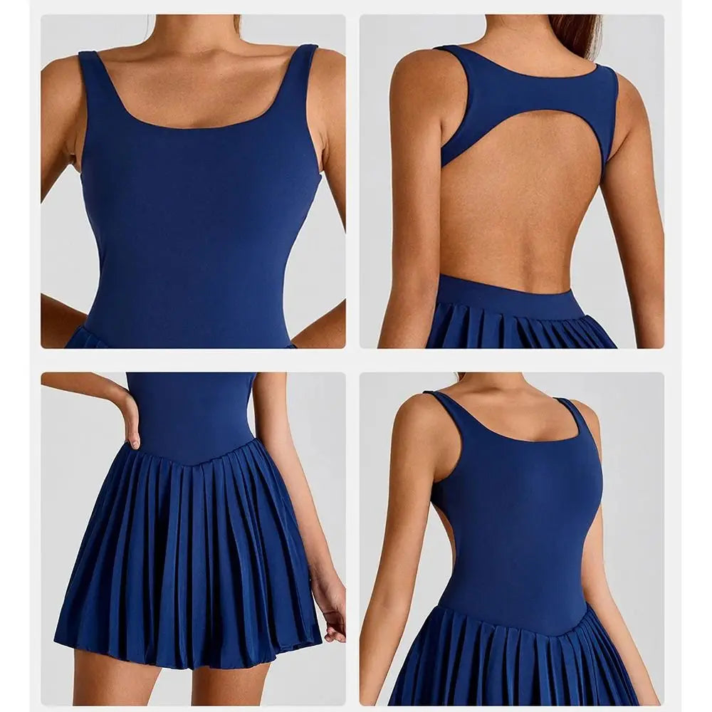 MotionCurve U-Back Skirt Bodysuit